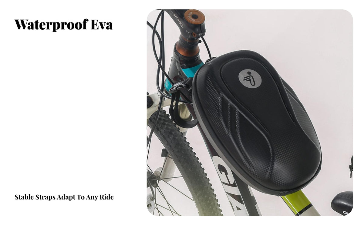Two-Way Zipper Electric Scooter Hanging Bag Water-Resistant EVA Hard Shell Case Easy to Install for Commuters, Commuting, Travel, City Trips
