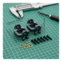 Front Caster Hub Front C Hub Carrier Lightweight Aluminum Caster Block for Outdoor Driving