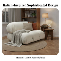 Lowlow-to-the-ground Block Settee Italian Inspired configurable Sofa Shaped Foam Filling Petaccommodating for Apartment Dwellers