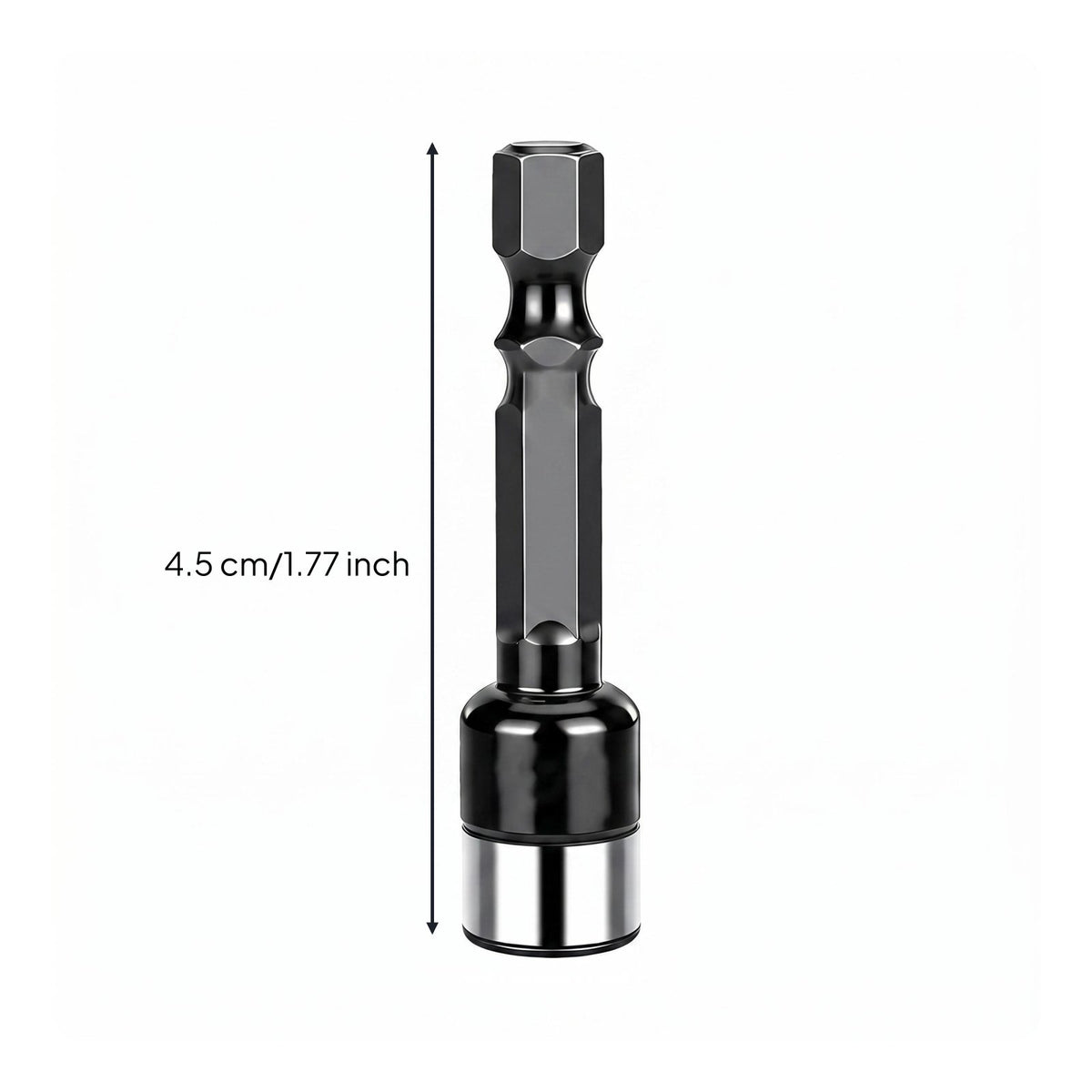 3 Pieces 8mm Socket Adapter Long-Lasting Hex Shank Nut Setter Anti-Slip