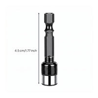 3 Pieces 8mm Socket Adapter Long-Lasting Hex Shank Nut Setter Anti-Slip