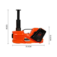 Built-in Electric Floor Jack with Tire Inflator Compact Car Jack with Air Pump Portable Tool Kit Roadside for Motorists