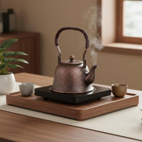 Chinese Style Kettle Large Capacity Non Coating Copper Tea Pot Heat Retention Kitchenware