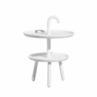 Portable Design Handle-Top Accent Table Space-Saving Accent Table with Storage adaptable Use Nightstand Multi-Functional for Apartment Dwellers, Homeowners, Students, Bedroom, Small Spaces, Living Room, study corner