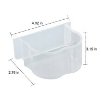 Hanging Bird Feeder featuring A Container, Attachable Parrot Feeder and Bird Cage Accessory