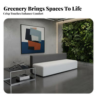 Modern aesthetic Sofa and Coffee Table Group Minimalist Design Upholstered Settee Long-lasting Construction Reception Seating Multiple Color choices for Parents, Office Guests, Business Professionals, Training Center, Waiting Room