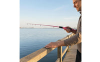 Straight Handle Pink Fishing Rod Guide Rings Carbon Fiber Fishing Rod Black Grip Outdoor Gear Easy to Use