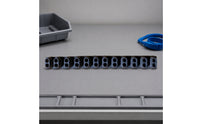 Single Row 12 Key Touch Strip Oval Openings Conductive Key Pad