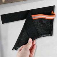 Reflective Strip Boat Storage Organizer Hook-and-Loop Boat Mesh Organizer Rectangular