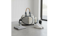 Women's Pickleball Tote Bag Multiple Compartments Women's Pickleball Bag Separate Shoe Compartment Convertible Court Tote for Travel