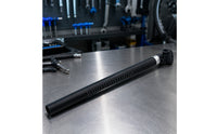 Cycle Seatpost with Clamp Matte Bike Seat Pillar with Clamp High Strength Hardware for Cyclists, Commuters, Folding Bikes