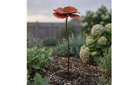 Garden Metal Stake Decorative Garden Stake Featuring a Floral Head charm for Gardeners