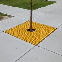 Interlocking PP Tree Grate for Tree Pit Protection, 2.5cm Thick