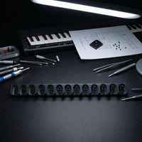 Flat Mounting Base Conductive Rubber Key Strip Dark Blue-Black Keyboard Connection Strip Flexible Rubber Key Contacts
