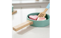 Realistic Details Pretend Cutting Food Toys Educational Wooden Play Food Set Natural Wood Kids Kitchen Toy Set Safe Rounded Edges for Toddlers, Home