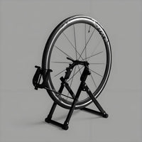 Aluminum Alloy Bike Wheel Truing Stand Anti-Rust Foldable Wheel Truing Stand Nickel-Plated Screws Compact Storage