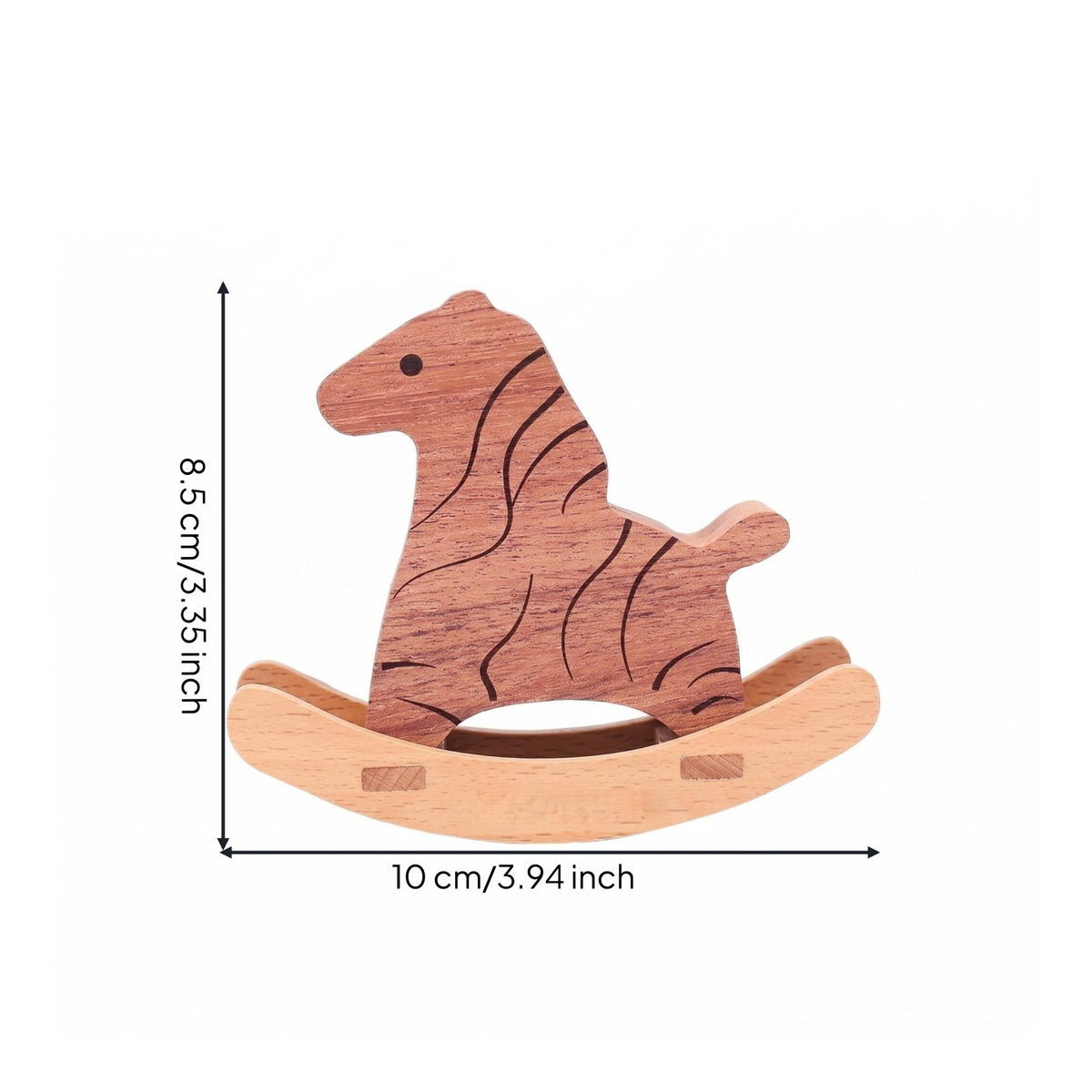 Rocking horse Aroma Diffusers Releaser Desktop Wooden Horse Scent Releaser Fragrance Ornament