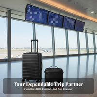 20in Rolling Luggage Large Capatown Pathways Rigid-Shell Hand Luggage Sturdy Suitcase for Explorers, Vacationers, Vacations, Airports