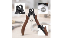 Ergonomic Wire Looping Pliers with Spring Precision Loop Forming Pliers Comfortable Wire Looping Tool Compact for Jewelers, Crafters, Beaders, Beadwork