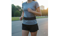 Running Waist Pack Lightweight Adjustable Fitness Belt Bag High Capacity Minimalist Running Pouch for Runners, Men, Outdoor, Gym