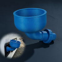 RV Water Inlet Funnel Curved-Spout RV Water Tank Funnel Easy-Connect Wide-Mouth for Campers, Travel Trailers, Campgrounds