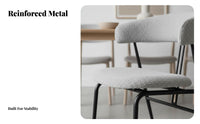 Modern Minimalist Design Violin support Chair designer-inspired Dining Seat firm support Foam padding Vanity Stool Multifunctional for Homeowners, Apartment Dwellers, Interior Designers, Bedroom, Makeup Room, Restaurant, Home Office