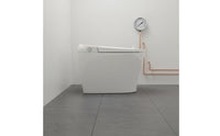 Foam Barrier Tankless Smart Toilet Heated Seat Tankless Intelligent Toilet Soft Close Lid Integrated Smart Commode Night Light for Elderly