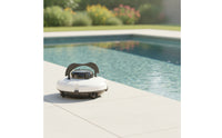 Wireless Robotic Pool Cleaner Rechargeable Cordless Automatic Pool Cleaner Powerful Suction Portable for Underwater