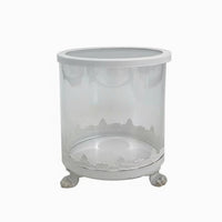 2 Pieces Glass Candle Vessel Decorative Home Decor Elegant for Vanity