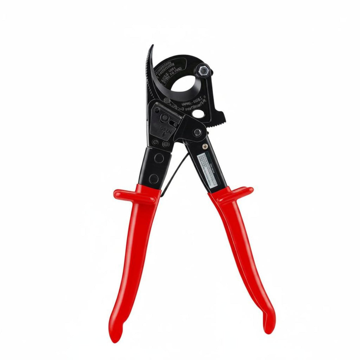 Ratchet Action Cable Shears Labor-Saving Ratcheting Wire Shear   Hand Tool for Professionals, Industrial