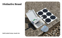 6 Pieces Easy Application Glueless Bike Tire Repair Sticker Kit Portable Glueless Tire Patches Compact