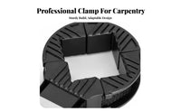 Quick Release 4 Corner Framing Clamp Multi-Functional Adjustable Picture Frame Clamp Non-Marring Grips for Woodworkers, Carpenters