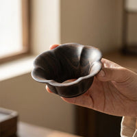 Wooden Tea Strainer Woodgrain Tea Strainer with Petal Shape Traditional