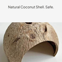 Palm Husk Hamster Hideout Natural Small Pet Cave Den