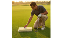 Golf Sand Hazard Practice Mat Protects Golf Equipment Hitting Mat Construction for Indoor, Home