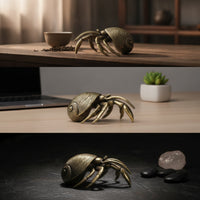 Hermit Crustacean Figurine Textured Tea Pet Realistic Tabletop Decor for Shelf