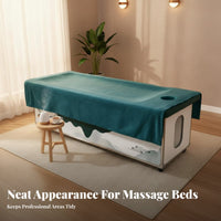 Warm Compress Blanket Spa Cover Highly Absorbent Massage Table Blanket Non-Pilling Microfiber Spa Towel for Beauticians, Beauty Salons, Spas