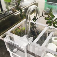 Aquarium External Hang-On Filter Box with Water Pump for Fish Tank