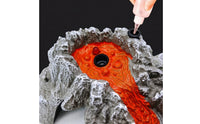 Mountain  Model  with Water Dispenser Mist-Spraying Mountain Model Ornament Interactive Toy for Kids, Teachers, Desk