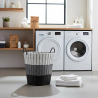 Imitation Rattan container Large Capacity Laundry Basket Woven Design for Living Room