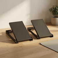 Textured Split Slant Board Set Foldable Adjustable Slant Board Metal Frame Fitness Gear Broad Platform