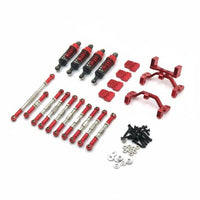 1/16 Scale Upgrade Parts Improved Performance Metal Connecting Rod Rod Shock Absorbers Kit Easy to Install RC Car Parts for Rough Terrain