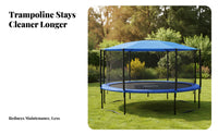 Lightweight Trampoline Shade Cover Wrinkled Surface Trampoline Sun Shade Sturdy