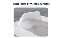 Squat Toilet Deflector Drill Installation Squatting Pan Splashing Guard Prevents Spillage Toilet Deflector for Children, Public Restrooms