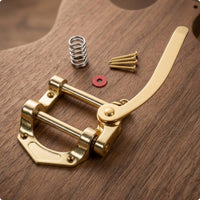 Tremolo Bridge Electric Guitar Bridge with Tremolo Arm Anti Bending Bar for Builds