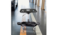Adjustable Rolling Shop Stool Ergonomic Repair Specialist Stool with Wheels Heavy Duty for Mechanics, Vehicle Finishers, Auto Repair