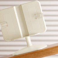 Adjustable Book Stand Sturdy with Page Clips Stable Desktop Book Holder for Kids, Bedside