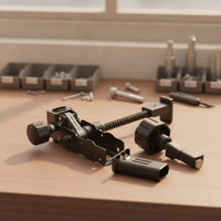 Chair Backrest Connector Clamp-Style Backrest Fastening Assembly Fastener Sturdy Slimline for Furniture Restoration