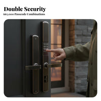 Sliding Cover Passcode Lock Waterproof Mechanical Combination Door Lock No Power Required for Garden, Garage