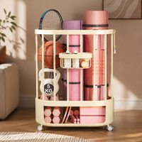 fitness equipment storage cart